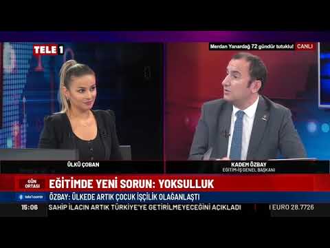 Genel Başkanımız Kadem Özbay, 5 Eylül Salı günü, Tele1 Tv`de yayınlanan Gün Ortası programında, gazeteci Ülkü Çoban`ın canlı yayın konuğu oldu 05/09/2023 | EĞİTİM İŞ