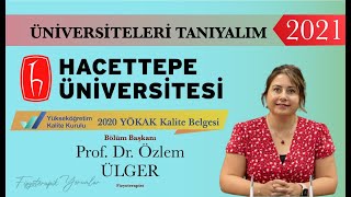 Hacettepe Üniversitesi- Fizyoterapi ve Rehabilitasyon Bölümü- 2021 | Prof.Dr.Özl