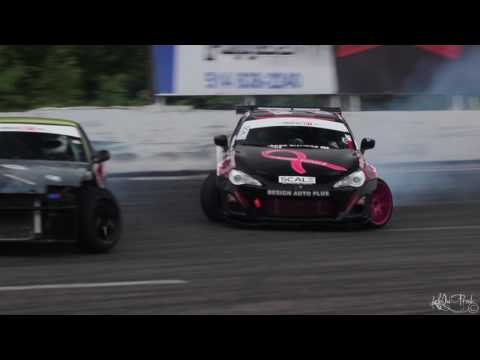 Bob Patinka Leading Carl Harvey - Formula Drift Canada Round 2 2015