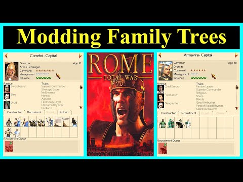 Modding The Family Tree - Create your own Historical or Role-Play Faction | Rome Total War