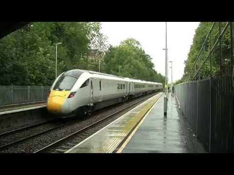 Hitachi 801 & 60103 Flying Scotsman through Keynsham - 13/9/17