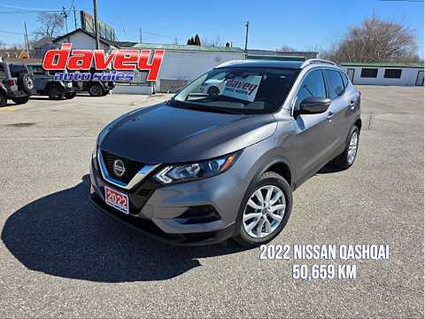 2022 Nissan Qashqai FWD SV CVT in Gray for sale at Davey Auto Sales Oshawa South in Oshawa, ON