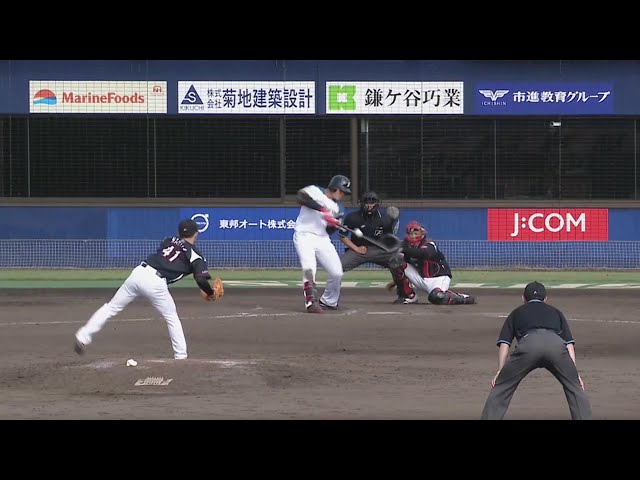 【ファーム】 ファイターズ・清宮のタイムリー内野安打!! 2019/5/16 F-M(ファーム)