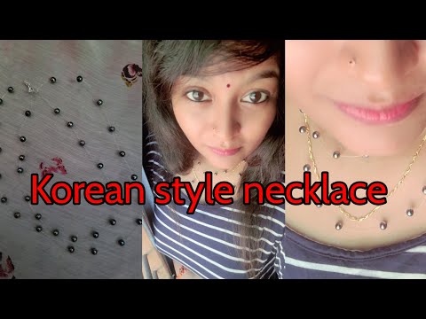 DIY Korean Jewellery | How to make jewellery at home #diy #trending #sajeearishvlog #srilanka