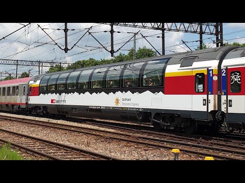 Wagon Panoramiczny w składzie IC Porta Moravica.