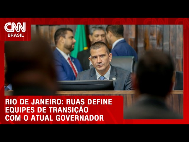 Ricardo Couto oficializa transição de governo do RJ para Douglas Ruas | CNN 360°