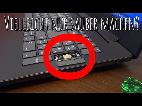 Wenn die Laptop-Tastatur klebt oder hängen bleibt