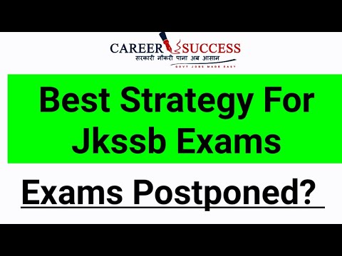 Best Daily Strategy For All #Jkssb Exams @Career Success
