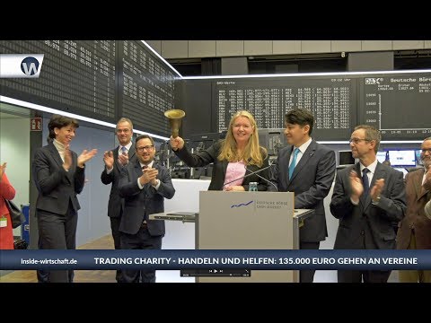 Trading Charity - Trading and Helping: 135,000 euros go to two organizations