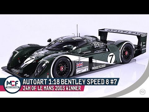 AUToart 1/18 Bentley Speed 8 #7, 24h of Le Mans winner 2003