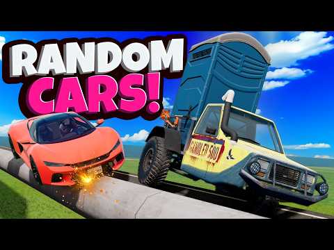 Random Cars Attempt the Most Cursed Roads! (BeamNG Drive)
