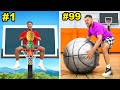 EXTREME Basketball Challenges For 1000 Prizes