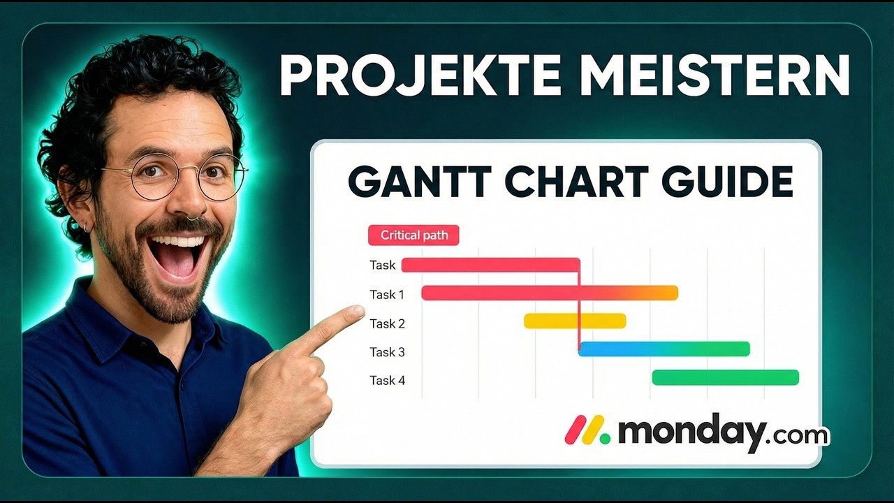 Monday.com Tutorial: Dynamische Projekt-Zeitpläne erstellen (Gantt-Diagramm)