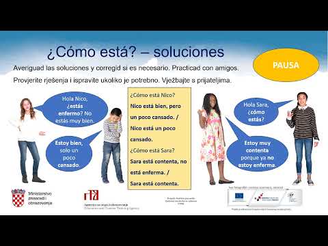 Španjolski jezik 4. razred OŠ - ¿Cómo estás?