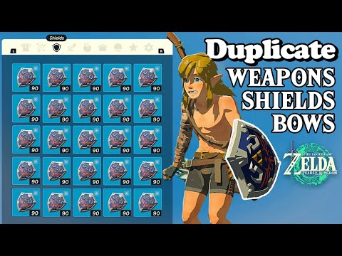 How to Duplicate Weapons, Bows & Shields (Minimal Spoilers) in Zelda Tears of The Kingdom | TotK