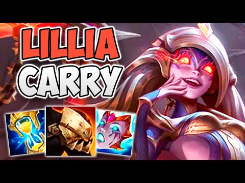 WACTH THIS LILLIA COMPLETELY SOLO CARRY HER TEAM IN CHALLENGER! | Patch 11.24