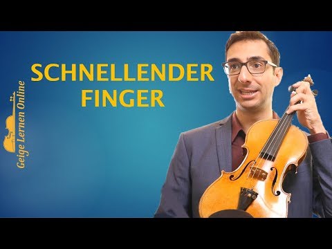 Schnappfinger | Schnellender Finger beim Geigespielen heilen (für immer!)