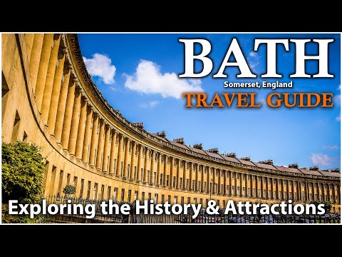 Bath, Inghilterra - Città georgiana di Bath - Storia della passeggiata e guida a Bath