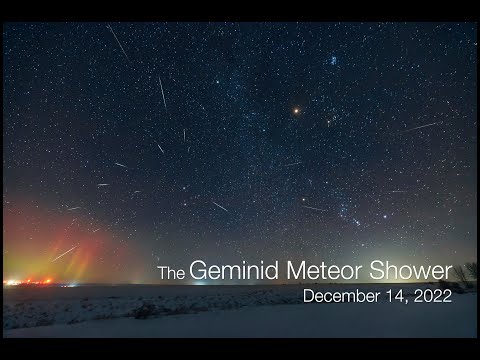 The Geminid Meteor Shower 2022
