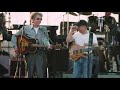 Bob Dylan Duet with Paul Simon 1999-I Walk The Line & Blue Moon of Kentucky (medley)-Mountain View