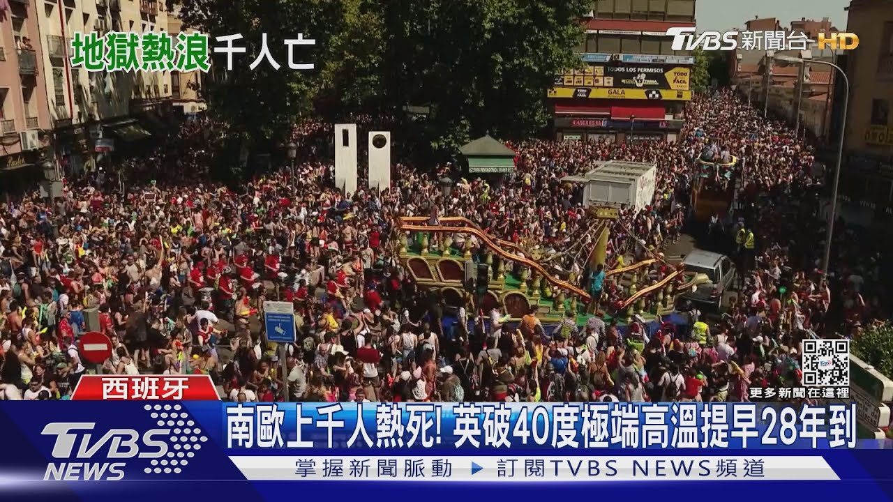 南歐上千人被熱死　英破40度極端高溫提早28年到