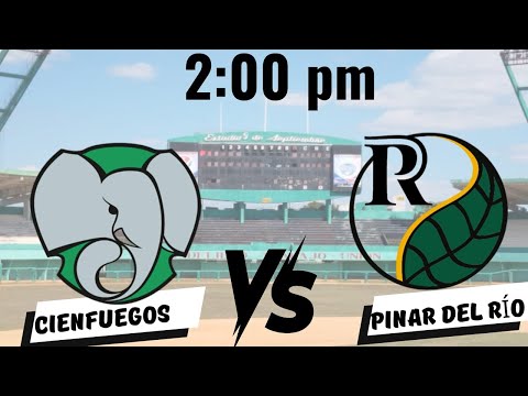 Pinar del Rio vs Cienfuegos. Juego 1 en vivo