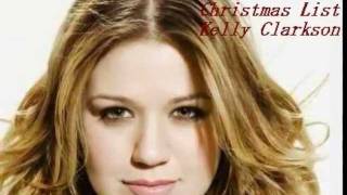 My Grown Up Christmas List- Kelly Clarkson