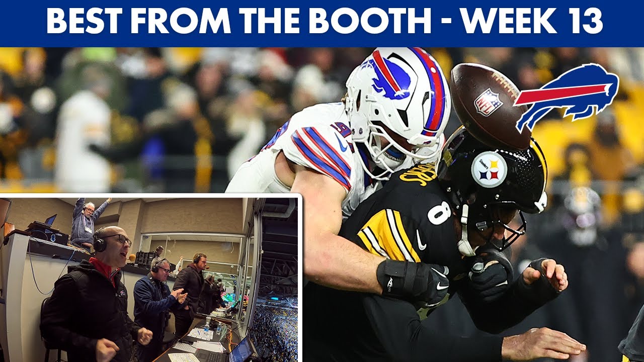 Relive the BEST MOMENTS From The Win At Pittsburgh From The Radio Booth! | Buffalo Bills
