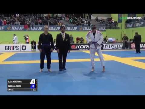 Elena Korotkaya vs Dagmara Drozd Piwnicka IBJJF 2017 European Championships