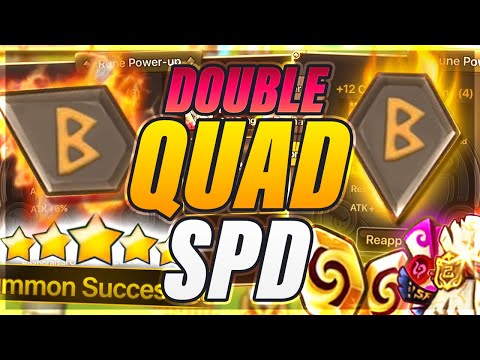 Once In A LIFETIME Moment! 2 QUAD Speed Runes?! - 2k Scroll Summons!