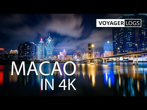 Macao in 4K | Macau City, Las Vegas of Asia