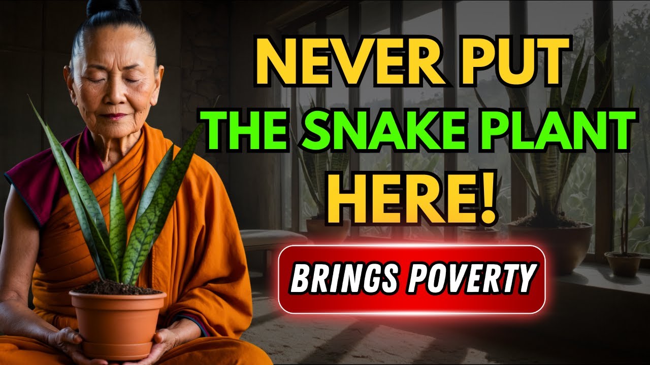 This Common Snake Plant Mistake Is BLOCKING Your Abundance! ✨ Ancient Buddhist Secret REVEALED