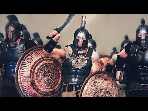 500 Myrmidons of Achilles VS 50,000 Romans Greeks Barbarians and Persians - Cinematic Battle