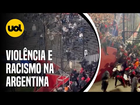 VÍDEOS MOSTRAM VIOLÊNCIA DE TORCIDA E FLAGRANTES DE RACISMO EM NEWELL'S OLD BOYS X CORINTHIANS