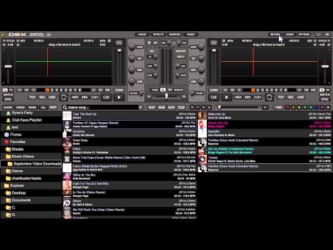 PCDJ DEX 3 DJ Software - How To Record Your Mix