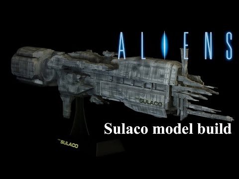 "Aliens" Sulaco Model final paint