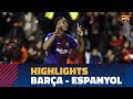[HIGHLIGHTS] FC Barcelona - Espanyol (0-0, 4-2)