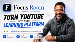 Turn Any YouTube Playlist Into a Course Instantly (Focus Room URL Trick)