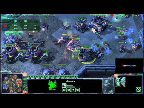 HD Starcraft 2 Greenpine v "Bob" p2/3