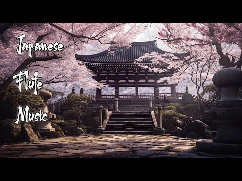 Zen in the Cherry Blossom Garden - Japanese Zen Music - Japanese Flute Music For Meditation