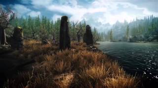 Virtual Walk to Solitude | "The Streets Of Whiterun" Jeremy Soule