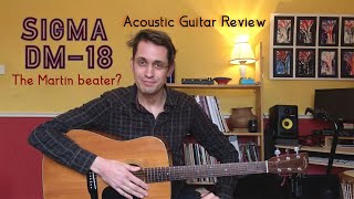 Video thumbnail for Sigma DM-18 Review | Martin's Best Copy? | Vintage Acoustic Guitar | Sigma Korea Guitar 1980's by Andrew Clegg Guitar