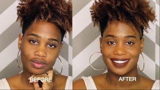 How to Conceal/Cover Dark Spots Mustache | MissKenK