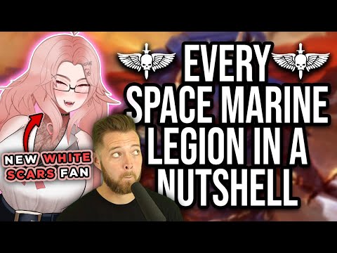 Learning About Every Single Warhammer Space Marine Legion || Reacting to Bricky