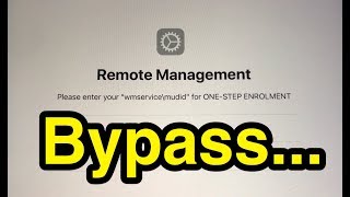 How to bypass "Remote Management" lock screen on iPhone, iPad & iPod - MDM unlock service