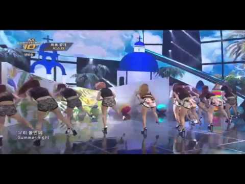 Live HD 140724 SISTAR   Touch My Body @ M! Countdown Comeback Stage