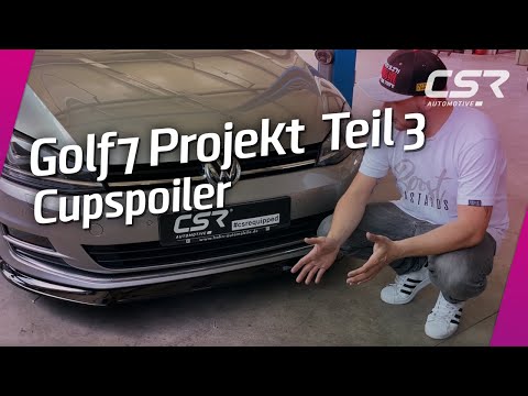 Golf 7 Tuningprojekt Teil 3 - Frontspoiler
