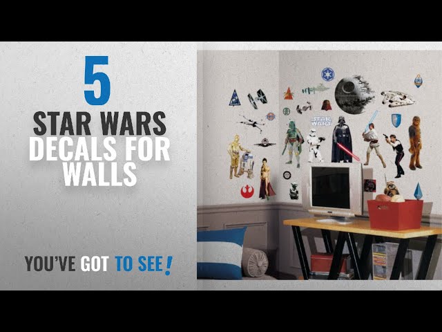 Vídeo relacionado con RoomMates Pegatinas de Pared Star Wars Naves Clasicas