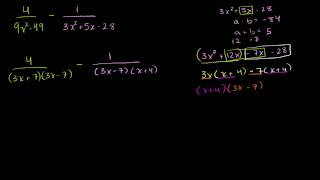 Adding Rational Expressions Example 3