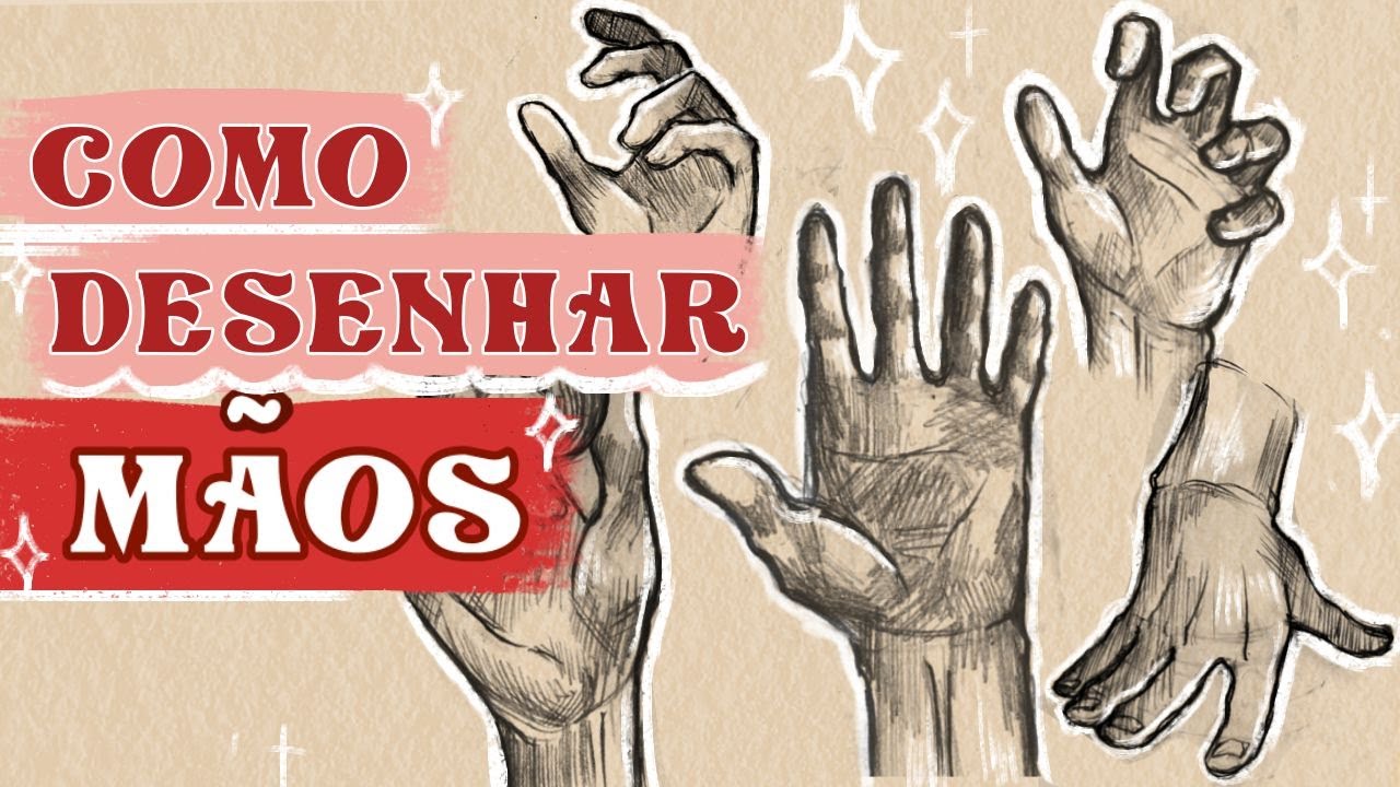 COMO DESENHAR MÃOS ✨